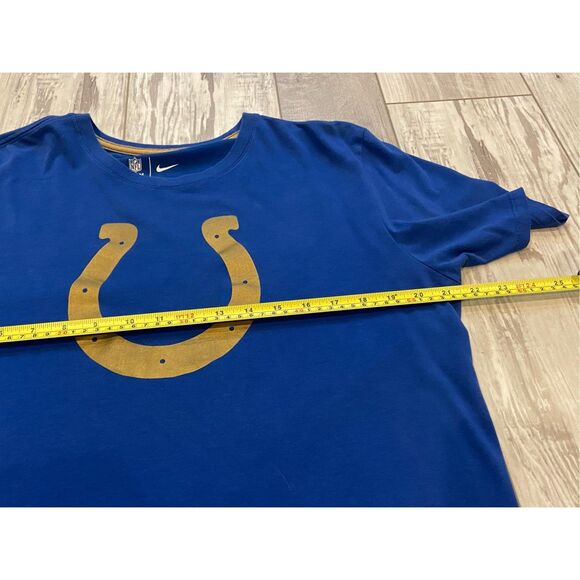 ￼ NFL team apparel Nike Colts blue T-shirt size L - Picture 6 of 7